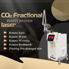 CO2 fractional laser machine with metallic generator plus RF