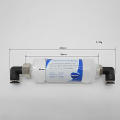 Water filter 10 microns with connector for 808 diode laser machine connector: PL12-04 and PLF12-04