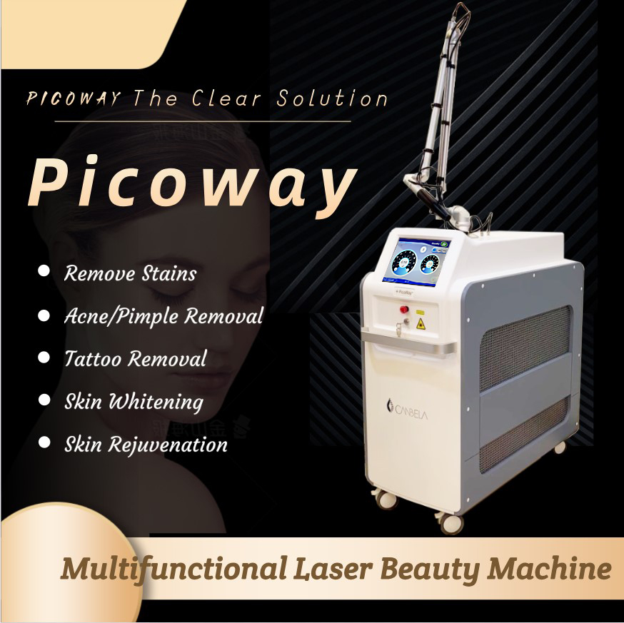 Picoway Machine Button Vertical Q switch picoway picosecond laser machine 1channel 2 channels ...